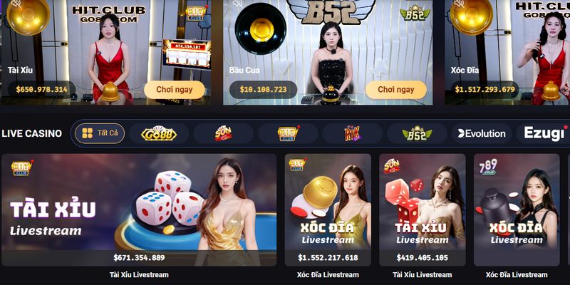 Casino WINVN 1 Casino là sảnh cược nổi bật và thu hút tại nhà cái WINVN SA